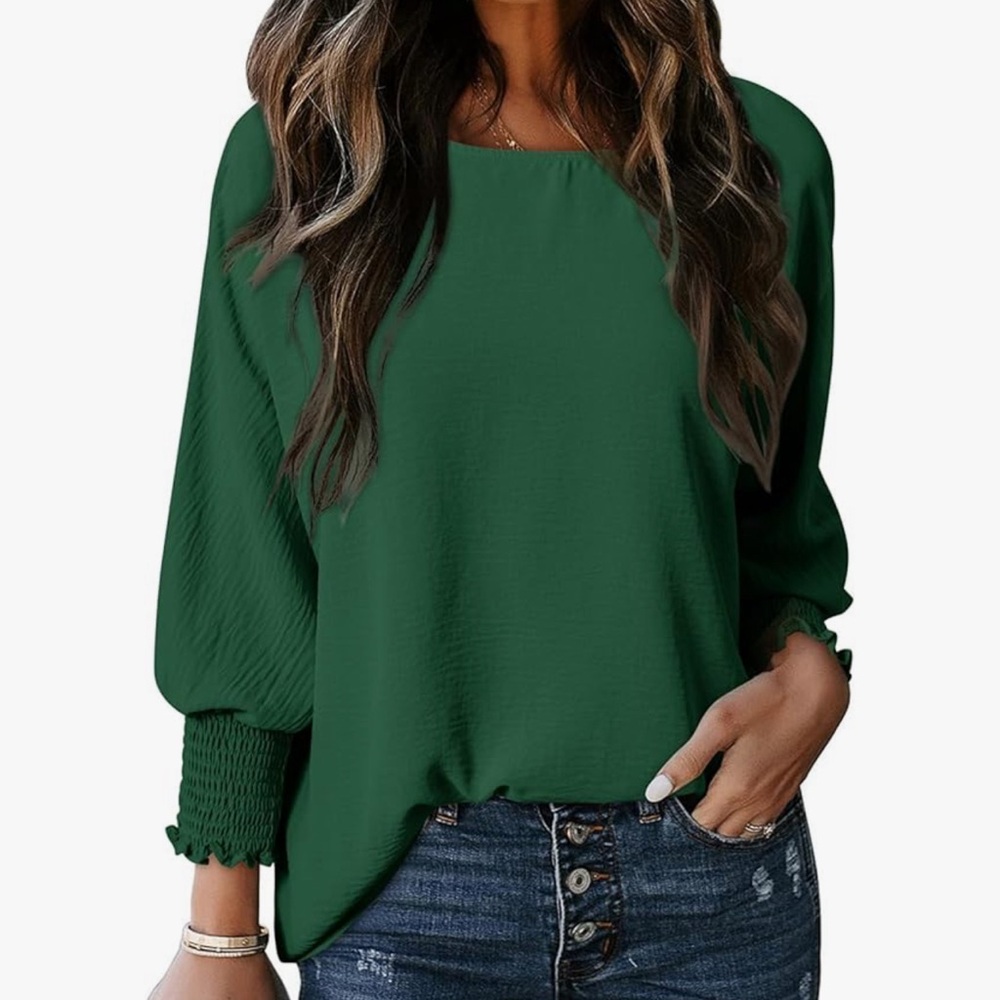 Emerald Green Top